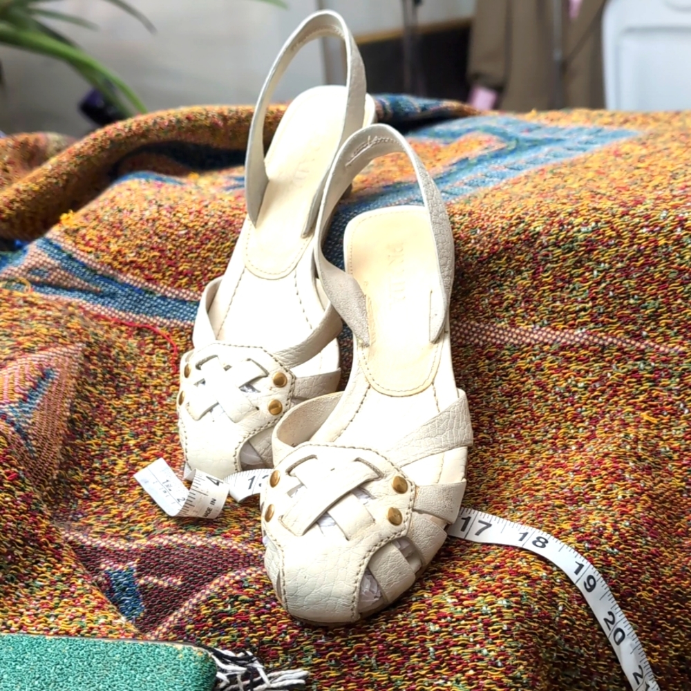 Prada Vintage White Sandals - Picture 10 of 12